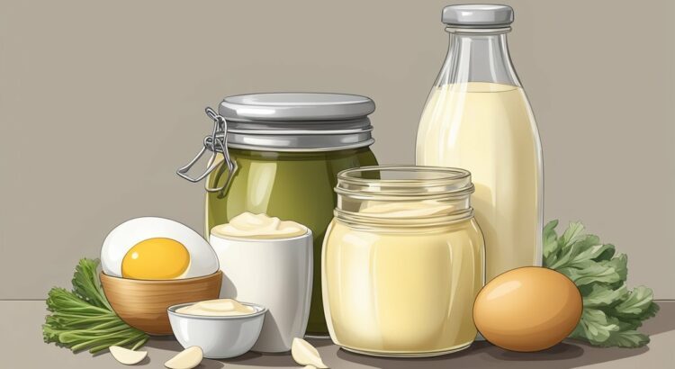 Stappen om zelf eenvoudig mayonaise te maken.