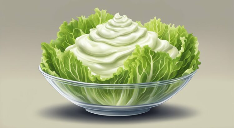 mayonaise dressing ijsbergsla
