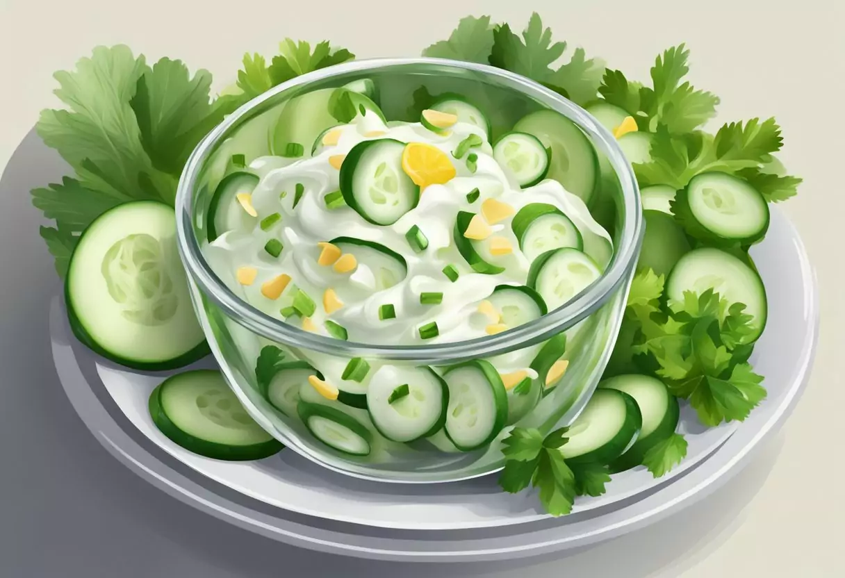 Komkommersalade mayonaise: Een frisse en romige aanvulling op je maaltijd